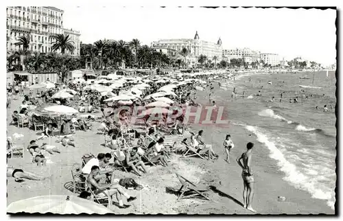 Cartes postales Cannes La Plage