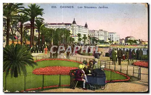 Ansichtskarte AK Cannes Les Nouveaux Jardins