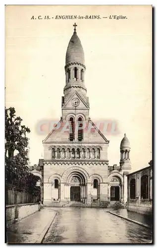 Cartes postales Enghien le sBains L eglise