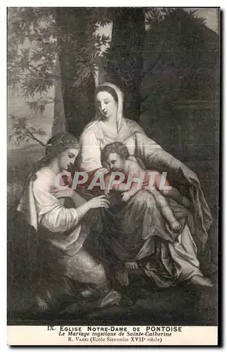 Cartes postales Eglise Notre Dame De Pontoise La Miarge de Sainte Catherine