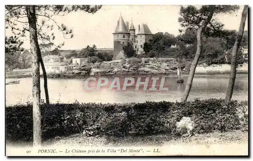 Ansichtskarte AK Pornic Le Chateau pris de la Villa Del Monte