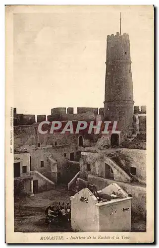 Cartes postales Monastir Interieur de la Kasbah et la Tour tunisie