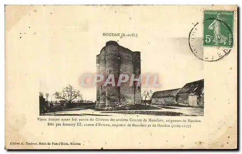 Ansichtskarte AK Houdan Vieux donjon ayant fait parrie du Chateau