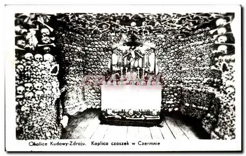 Cartes postales Okolice Kudowy Zdroju Kaplica czaszek w Czermnie Poland pologne polska