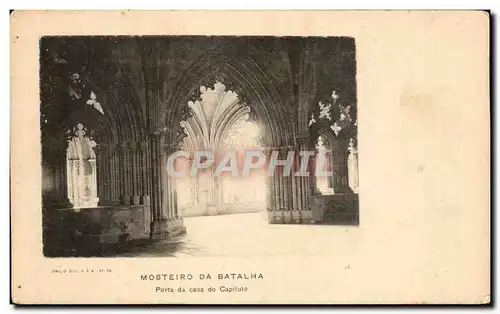 Cartes postales Mosteiro Da Batalha Porta da casa do Capitulo