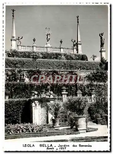 Cartes postales Isola Bella Jardins des Borromees Annee 1957