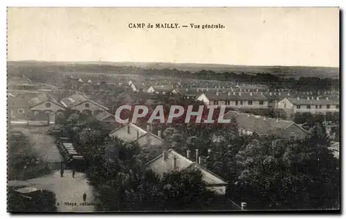 Ansichtskarte AK Camp de Mailly Vue generale Militaria