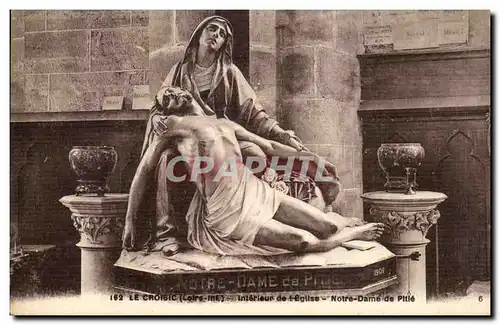 Cartes postales Le Croisic Interieur de l Eglise Notre Dame de Pitie