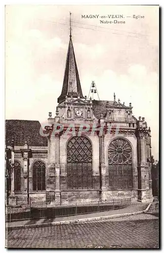 Cartes postales Magny en Vexin Eglise Notre Dame