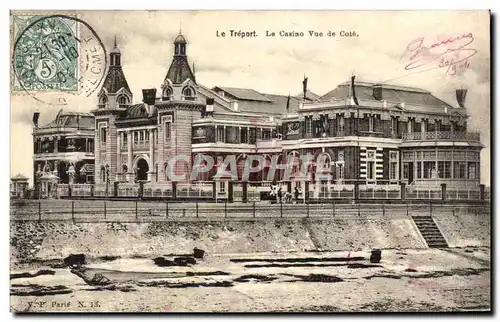 Cartes postales Le Treport Le Casino Vue de Cote