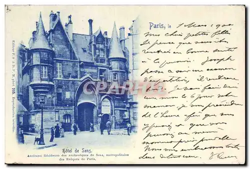 Cartes postales Hotel de Sens Paris