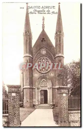 Cartes postales Sainte Adresse chapelle de Notre Dame de Flots