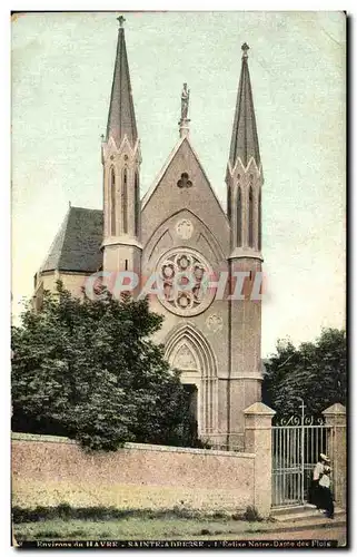 Ansichtskarte AK Environs du Havre Saint Addresse L Eglise Notre Dame de Flots