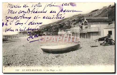 Cartes postales Le Nice Havrais la plage