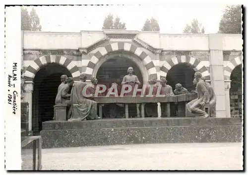 Cartes postales Milan Cimetiere annee 1961