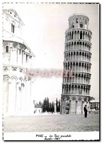 Cartes postales Pise La Tour penchee Annee 1961