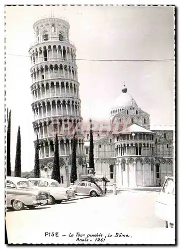 Cartes postales Pise La Tour penchee Le Dome Annee 1961