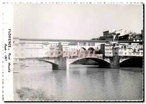 Ansichtskarte AK Florence Ponte Vecchio annee 1961