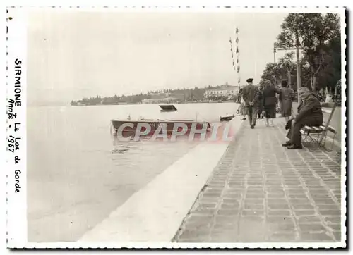 Cartes postales Sirmione Le Las de Garde Annee 1957