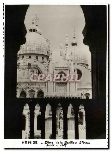 Ansichtskarte AK Venise Dome de la Basilique St Mare Annee 1957