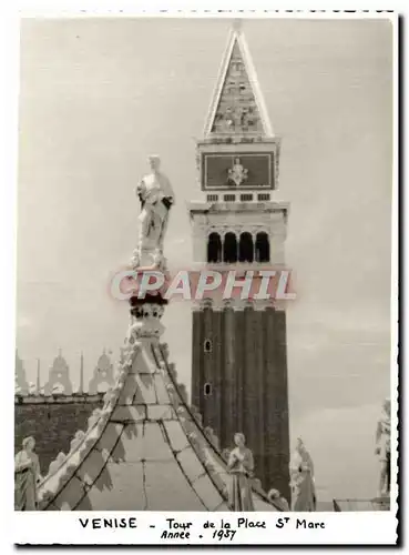 Ansichtskarte AK Venise Toyr de la Place St Mare annee 1957