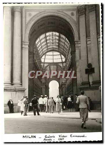 Cartes postales Milan Galerie Victor Emmanuel Annee 1957