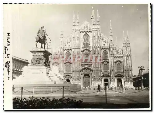 Ansichtskarte AK Milan La Cathedrale Annee 1957