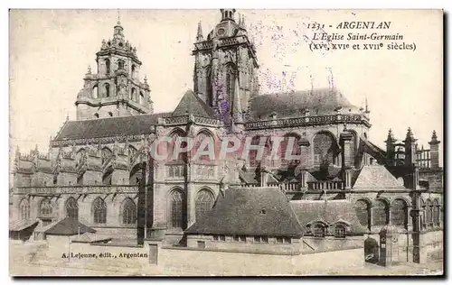 Cartes postales Argentan L Eglise Saint Germain