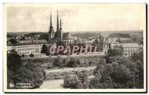 Cartes postales Luxembourg La Cathedrale
