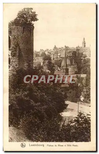 Cartes postales Luxembourg Plateau du Rham et Ville Maute