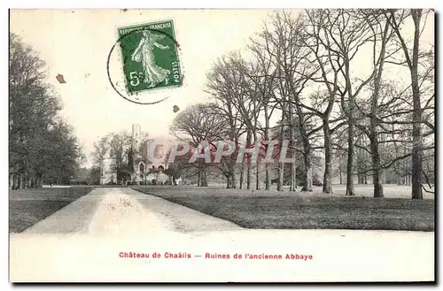 Ansichtskarte AK Chateau de Chaalis Ruines de l ancienne Abbaye