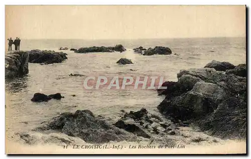 Cartes postales Le Croisic Les Rochers de Port Lin