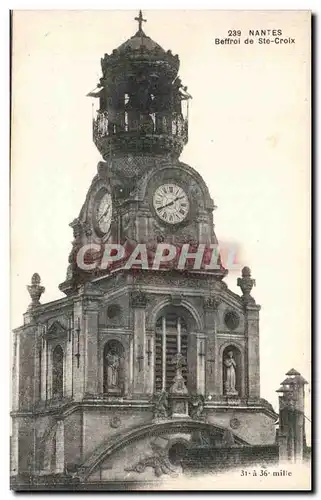 Cartes postales Nantes Beffroi de Ste Croix