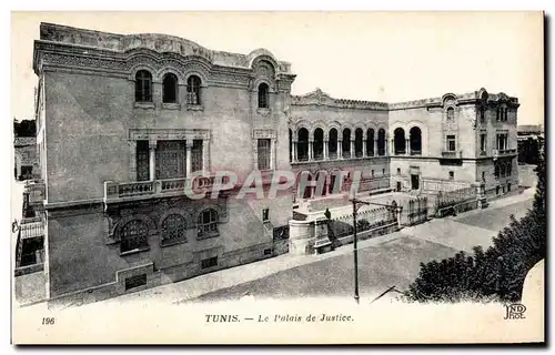 Ansichtskarte AK Tunis Le Palais de Justice