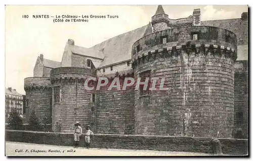 Ansichtskarte AK Nantes Le Chateau Les Grosses Tours