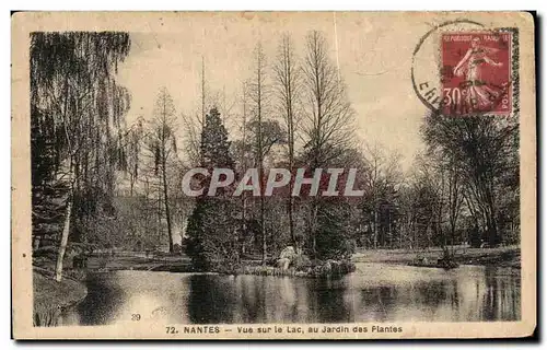 Ansichtskarte AK Nantes Vue sur le Lac au Jardin des Plantes