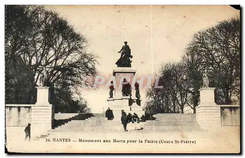 Cartes postales Nantes Monument aux Morts pour la Patrie