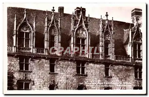 Ansichtskarte AK Nantes Les fenetres de la facade interieure du chateau