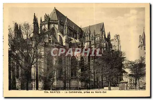 Cartes postales Nantes La Cathedrale prise au Nord est