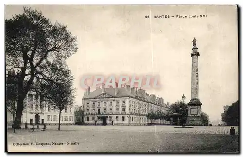 Cartes postales Nantes Place Louis XVI