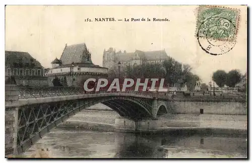 Ansichtskarte AK Nantes Le Pont de la Rotonde