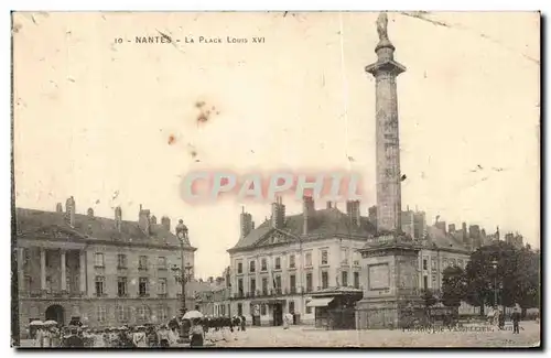 Cartes postales Nantes La Place Louis XVI