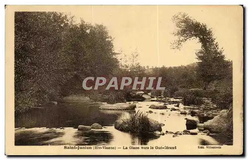 Cartes postales Saint Junien La Glane vers le Gue Girand