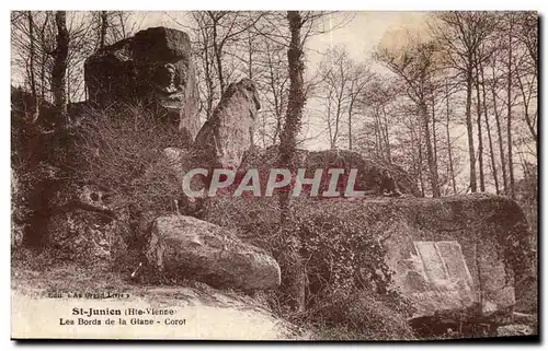 Cartes postales St Junien Les Bords de la Glane Corot