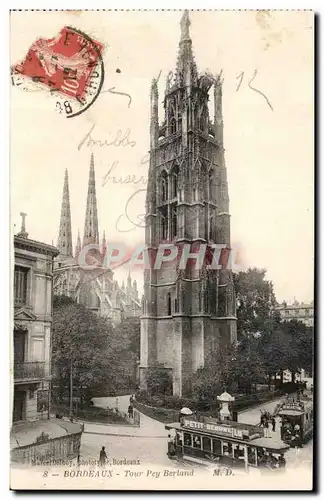 Cartes postales Bordeaux Tour Pey Berland Tramways