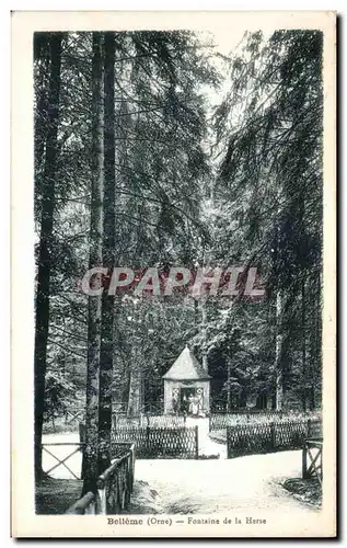 Cartes postales Belleme Fontaine de la Herse