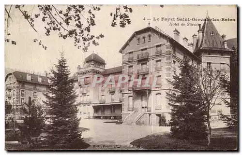 Cartes postales Le Fayet SAint Gevvals Les Bains