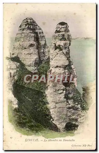 Cartes postales Etretat La Chambre des Demoiselles