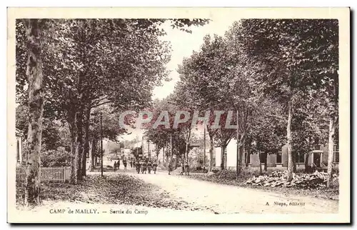 Cartes postales CAmp de Mailly Serie du Camp Militaria