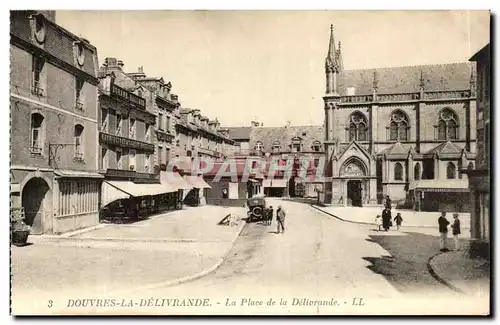 Cartes postales Douvres La Delivrande La Place de la Delivrande